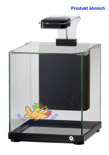 A220B schwarz Glas-Aquarium Komplett-Set 9 l LED-Beleuchtung und Filter ATMAN